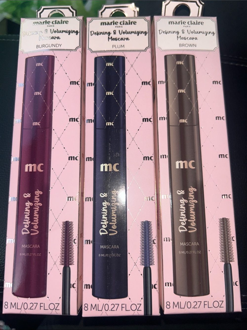 Defining & Volumizing Mascara - Bundle Burgundy, Plum, Brown